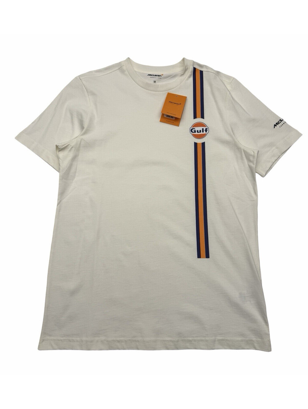 McLaren Formula 1 Team Gulf T-Shirt Cream Size M